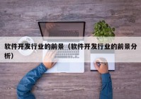 软件开发行业的前景（软件开发行业的前景分析）